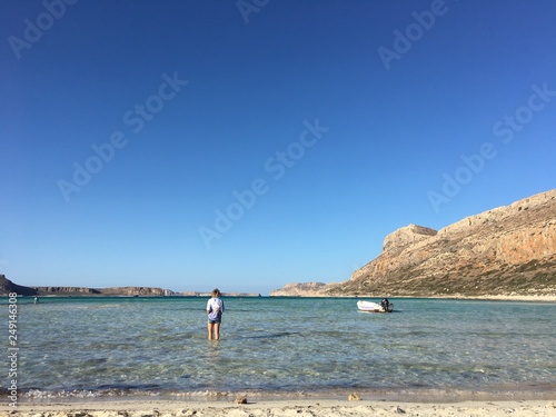 Lagoon in Balos  Crete  Greece