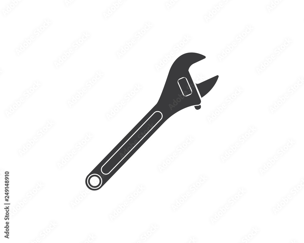 wrench icon vector of automotive service illustration wrench icon vector of automotive service illustration
