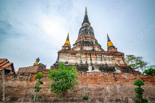 Wat Yai Chai Mongkhon Temple in Ayutthaya, Thailand © joseduardo