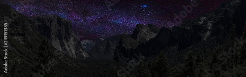 Yosemite National Park by night photo