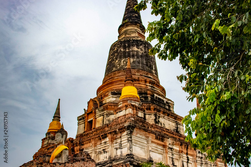 Wat Yai Chai Mongkhon Temple in Ayutthaya  Thailand