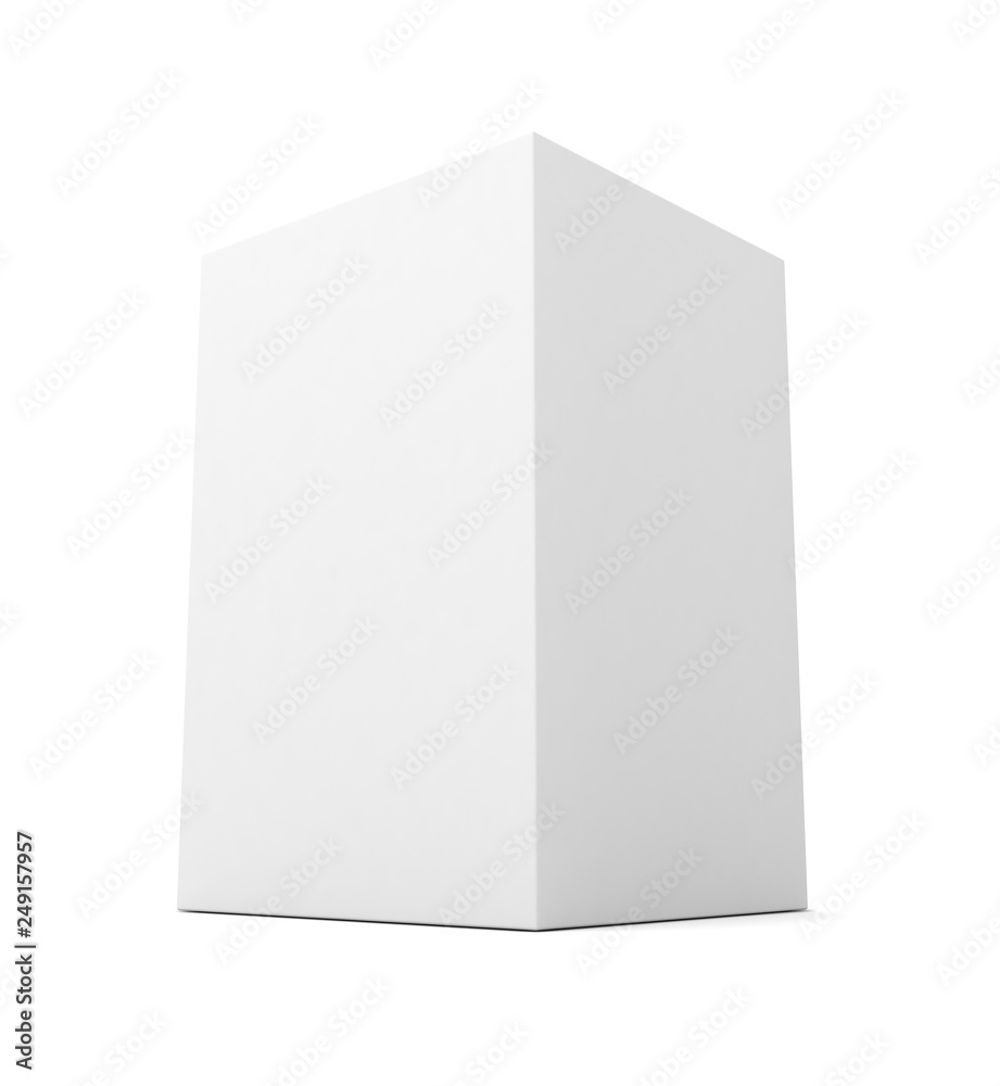 blank retail product box concept 3d illustration blank retail product box concept 3d illustration