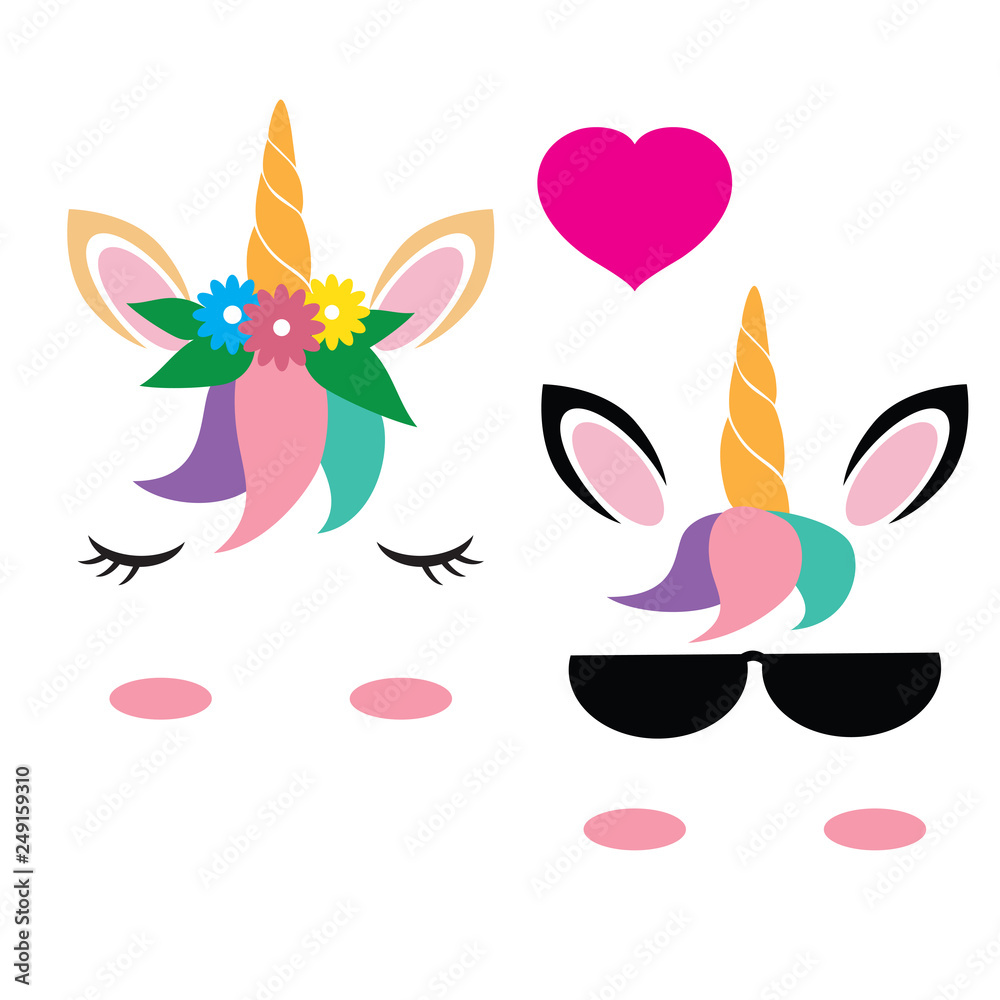 Obraz premium Unicorn clip art