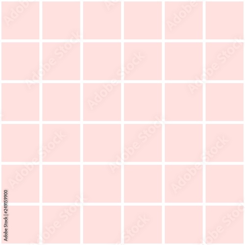 Seamless plaid, check pattern pink and white. Design for wallpaper, fabric, textile, wrapping. Simple background