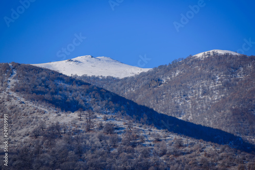 Mountain forest landscape, Pambak range, Armenia