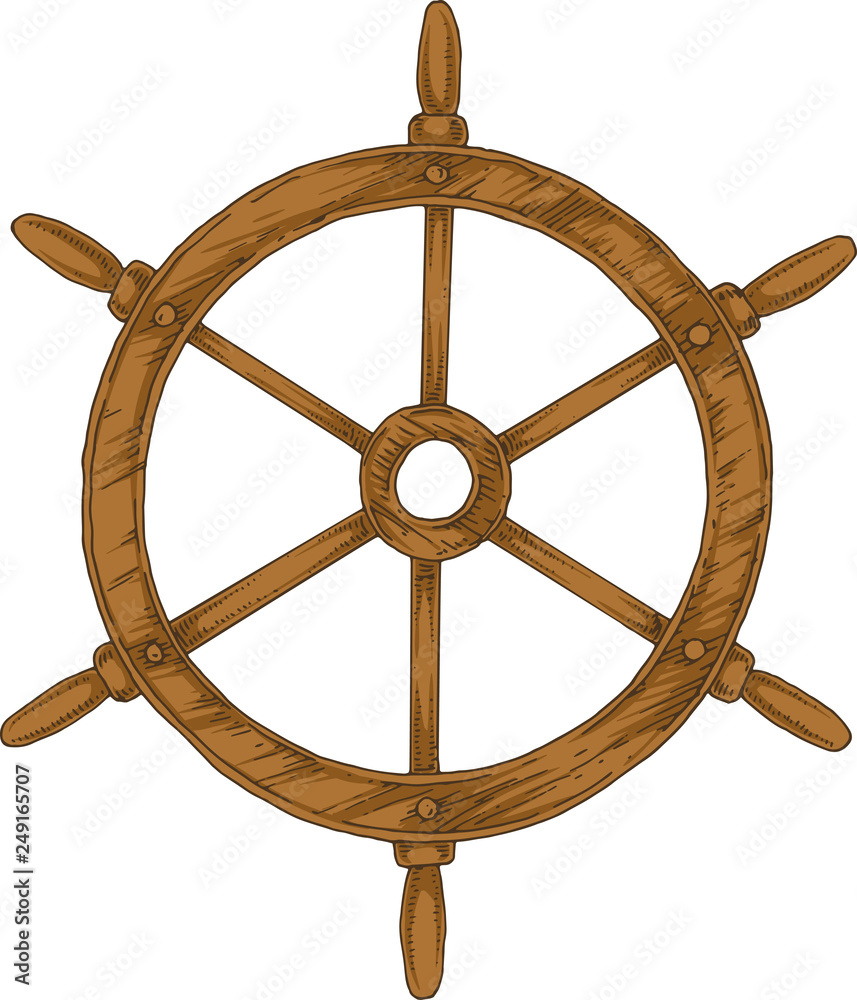 Ship Steering Wheel