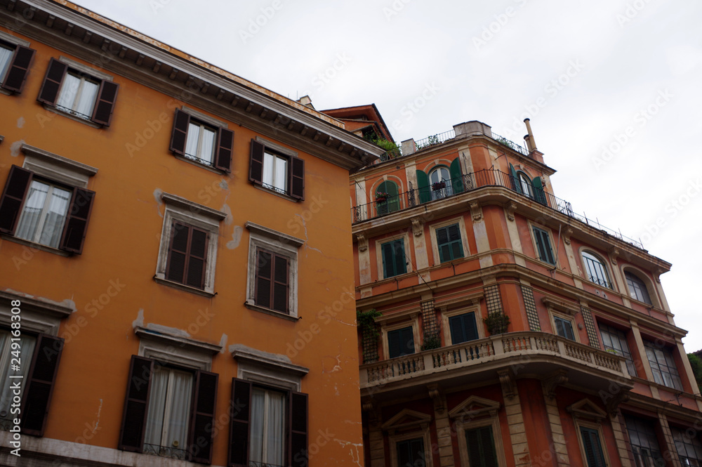 façades, Rome
