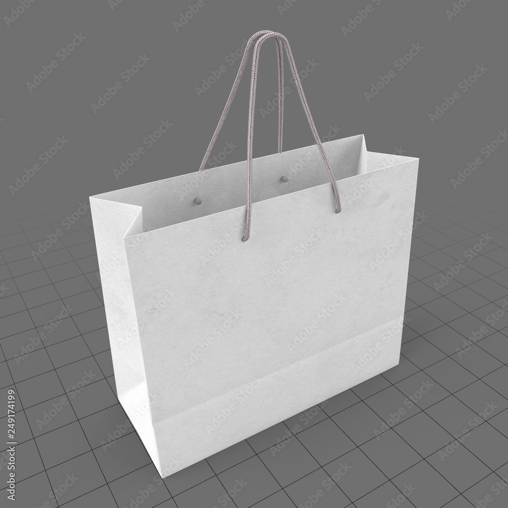 Paper bag 1 Stock 3D asset | Adobe Stock