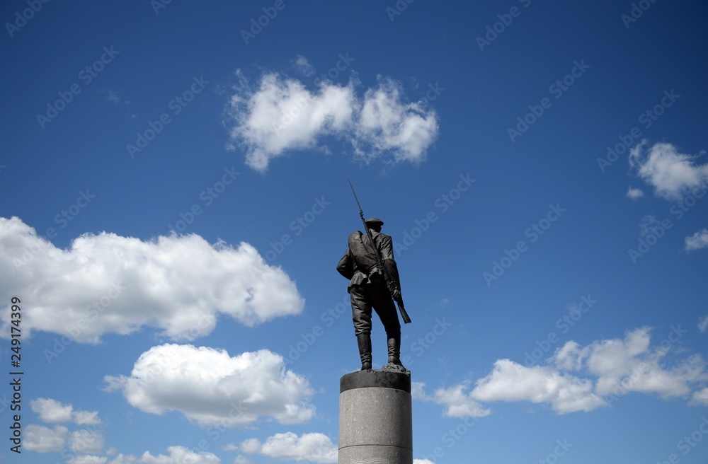 Fototapeta premium Monument to the heroes of the First World War on Poklonnaya Hill in Moscow