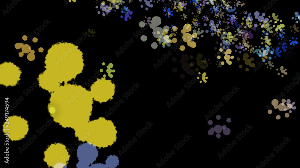 Background with paint. Divorces and drops. Periwinkles. Background with paint. Divorces and drops. Periwinkles.