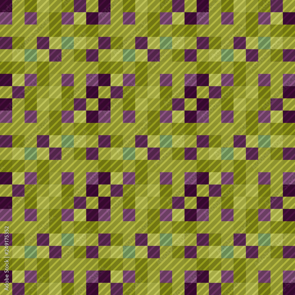 Seamless pattern background from a variety of multicolored squares. Seamless pattern background from a variety of multicolored squares.