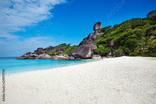 Tropical beach, Similan Islands, Andaman Sea, Thailand. Travelings photo