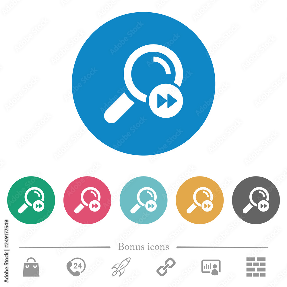 Find last search result flat round icons Find last search result flat round icons