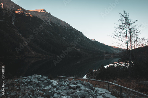 Landscape of the Polish Tatra Mountains