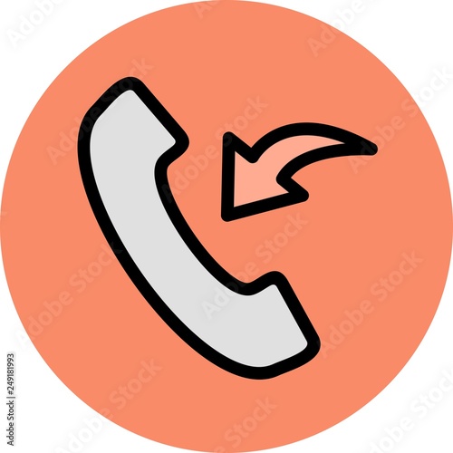 Incomming Call Vector Icon