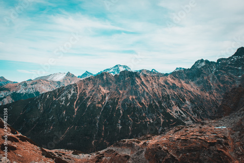 Landscape of the Polish Tatra Mountains
