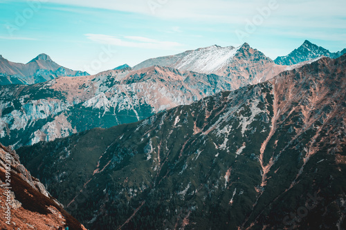 Landscape of the Polish Tatra Mountains