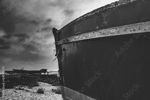 Disused Lifeboat on Eastbourne Seafront photo