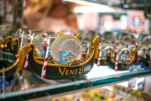 Venetian gondola on a store shelf © Bonsales