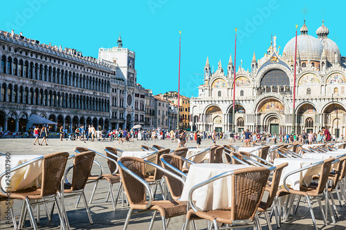 Konstfotografi Venice, Italy, Circa August 2018: view of St