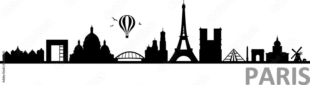 Obraz premium Paris City Skyline