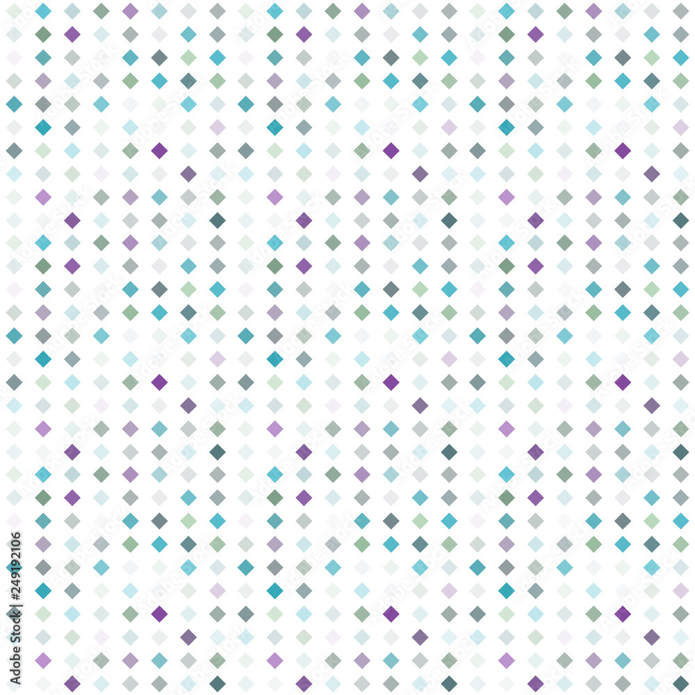 Abstract seamless pattern background with multicolored various rhombuses.