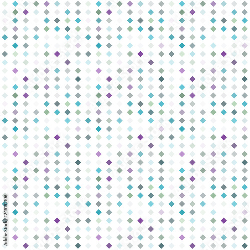 Abstract seamless pattern background with multicolored various rhombuses.