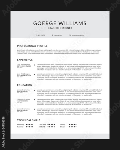 Clean Resume Templates