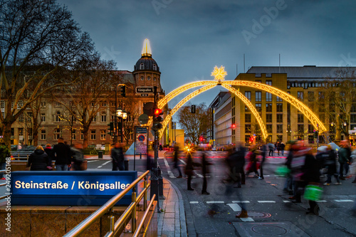 Königsallee an Weihnachten