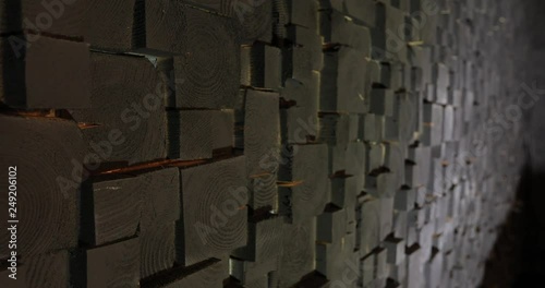 Wooden mystery strange old wall, background
