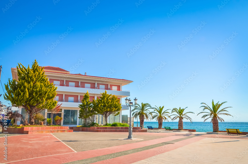 Beautiful Paralia Katerini beach, Greece Beautiful Paralia Katerini beach, Greece