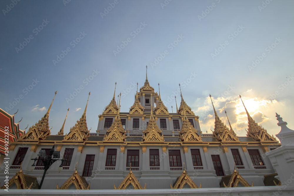 Metal Temple Castle in thailand