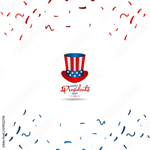 Happy Presidents Day Vector Template Design Illustration