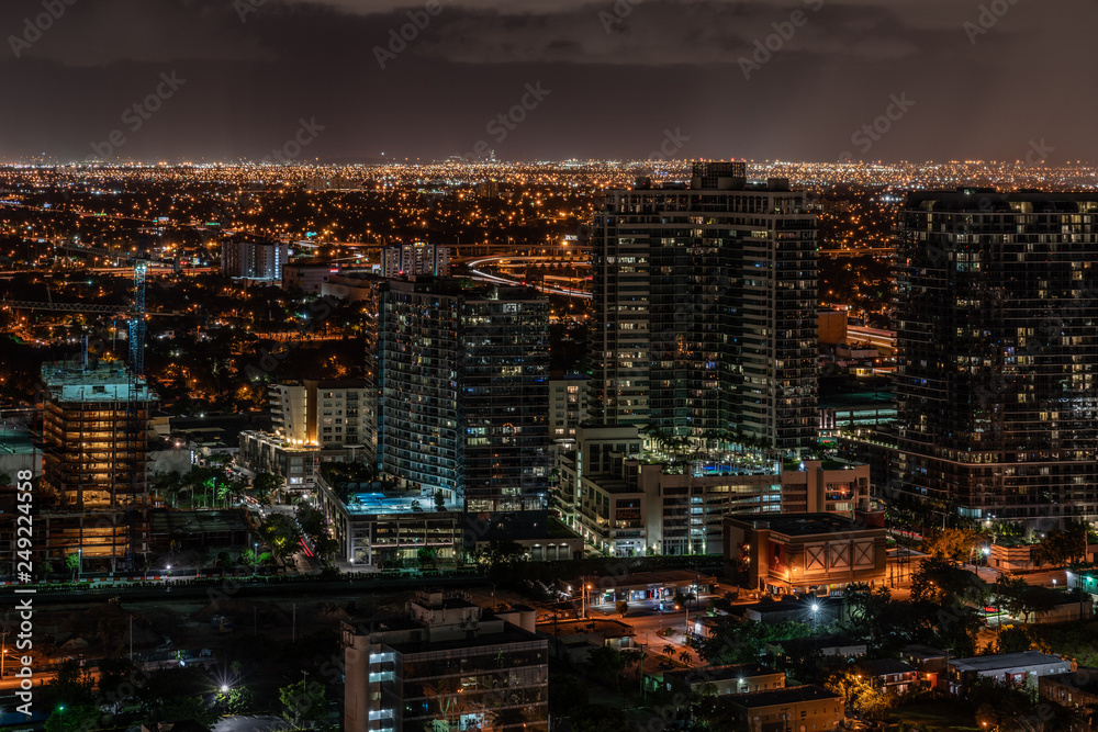 Obraz premium Edgewater Miami Cityscape