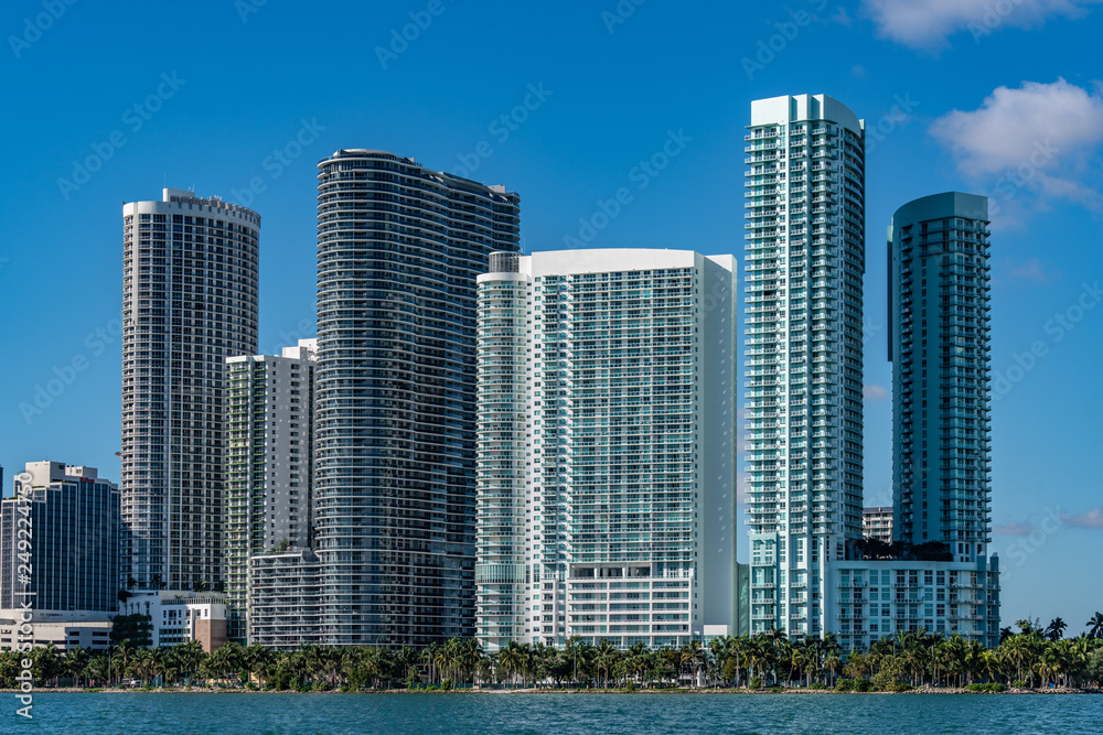 Fototapeta premium Edgewater Miami Cityscape