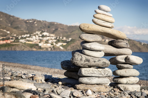 balancing stone on top of each other