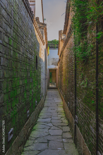 Wallpaper Mural Narrow alley in the old town of Wuzhen, Zhejiang, China Torontodigital.ca