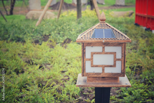 Lamp in the garden
