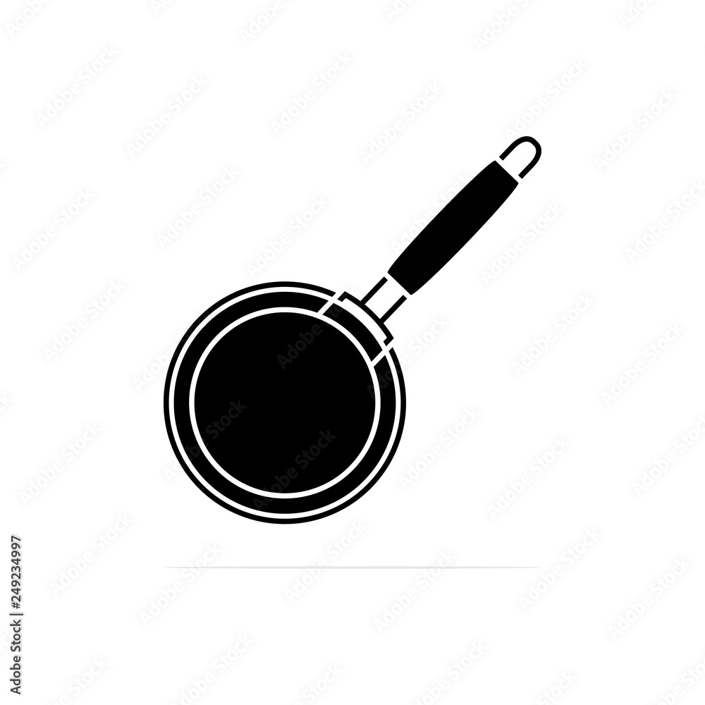 a pan icon, vector concept illustration for design. a pan icon, vector concept illustration for design.