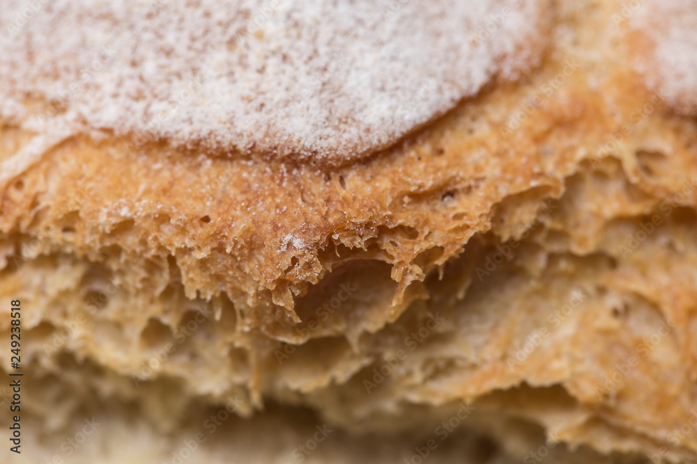 Artisan handmade wheat bread food texture close up still Artisan handmade wheat bread food texture close up still
