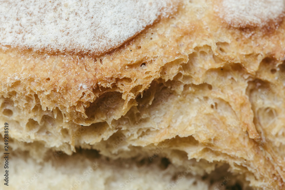 Artisan handmade wheat bread food texture close up still Artisan handmade wheat bread food texture close up still