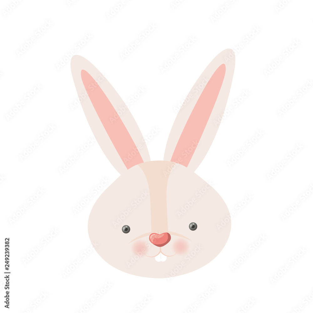rabbit head isolated icon rabbit head isolated icon
