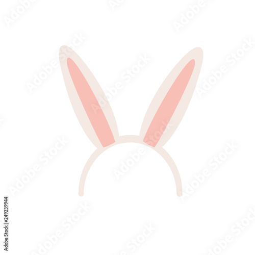 rabbit ears isolated icon