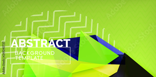 Triangular low poly background design