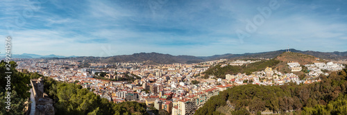 Panorama View of Malaga © farec