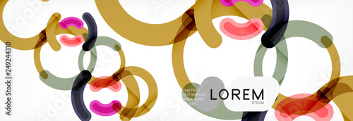 Circular lines design background