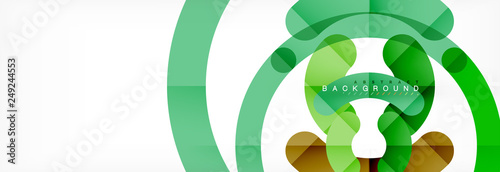 Circular lines design background