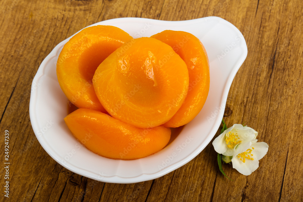 Canned peaches Canned peaches