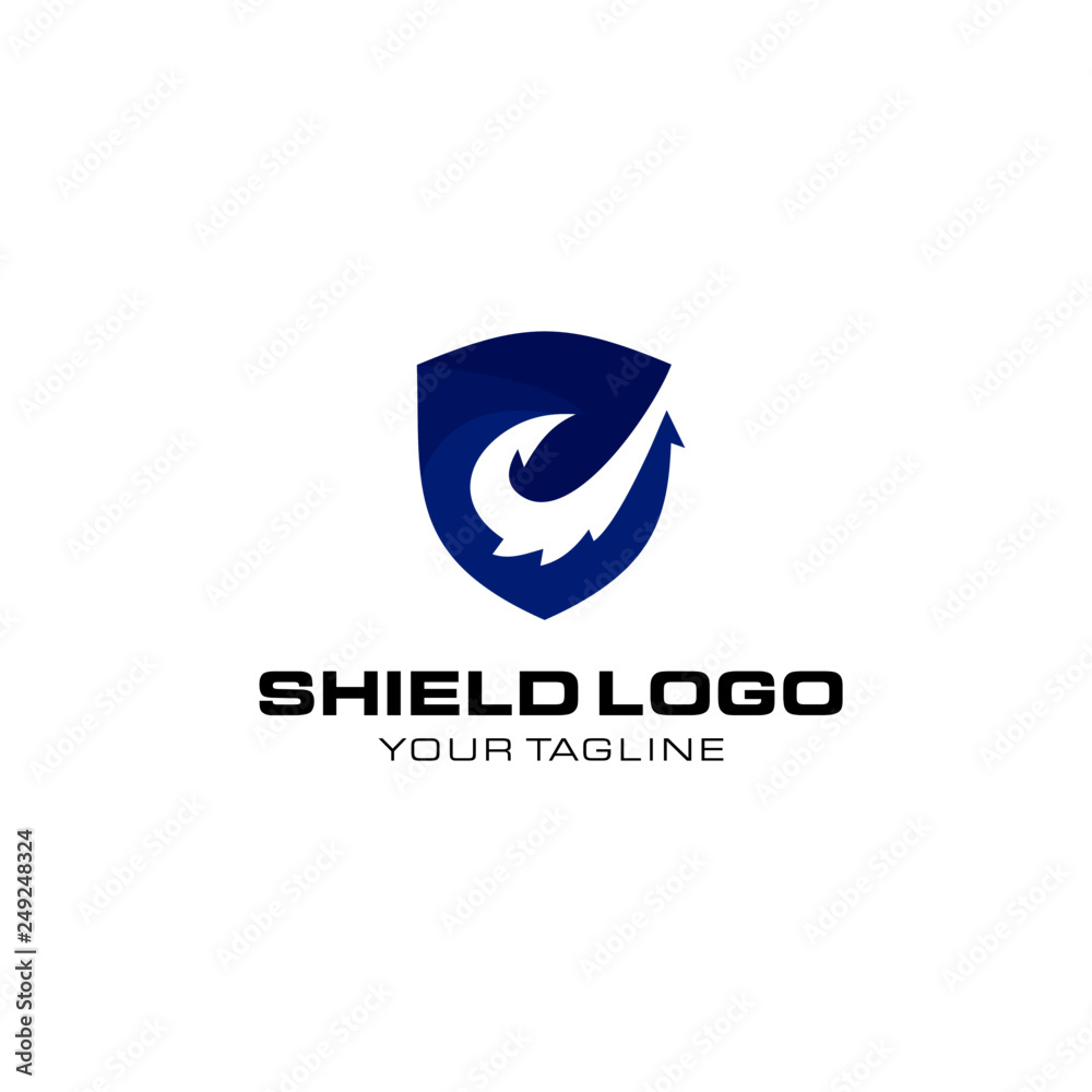Abstract Shield Logo Template Abstract Shield Logo Template