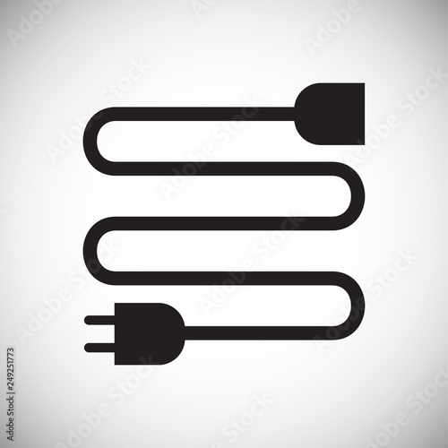 Electric ware icon on white background for graphic and web design, Modern simple vector sign. Internet concept. Trendy symbol for website design web button or mobile app